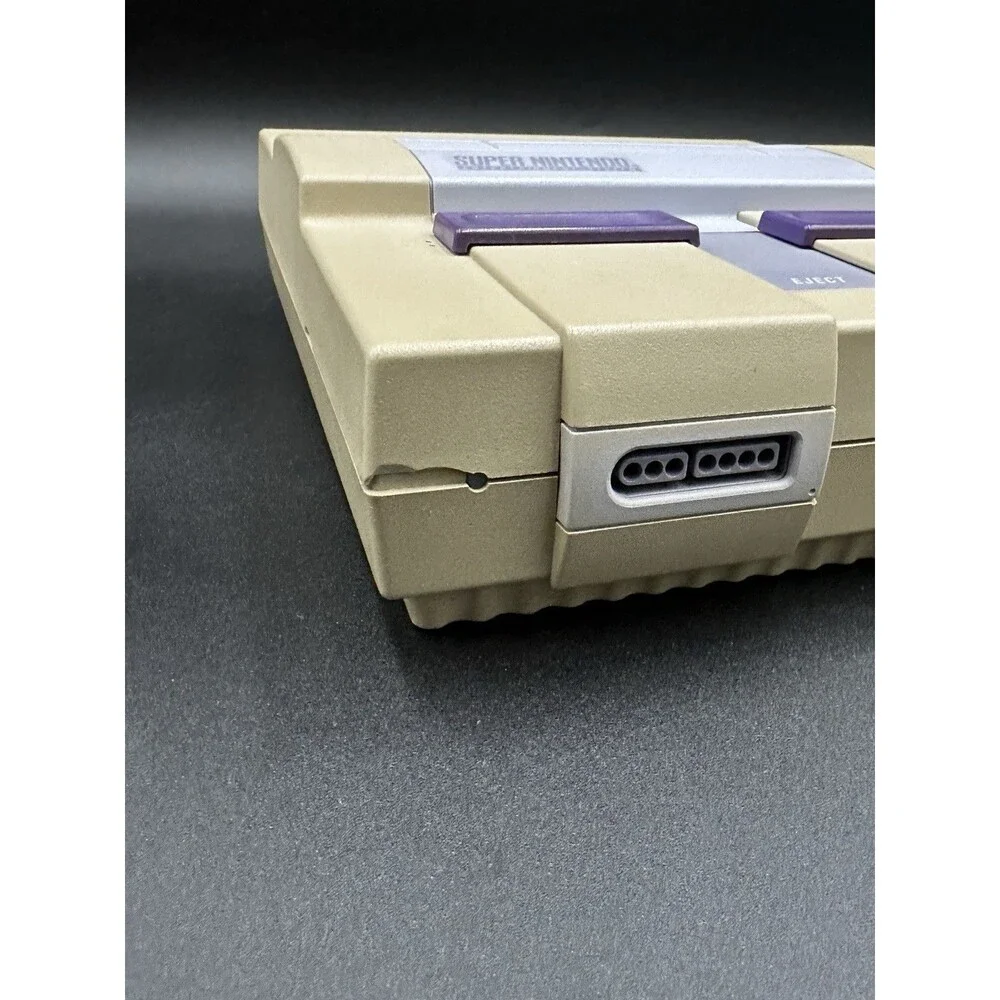 Nintendo SNES No. SNS-001 Console with OEM Controller/Cables, Super Mario World
